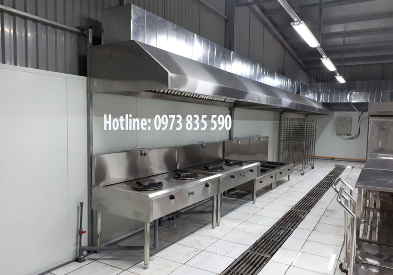 Thiết kế lắp đặt bếp công nghiệp tại Hà Nam