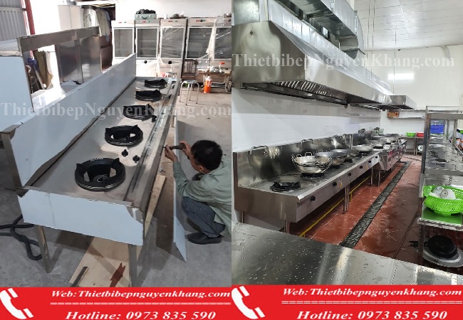 Lắp đặt bếp á công nghiệp tại Hà Nội