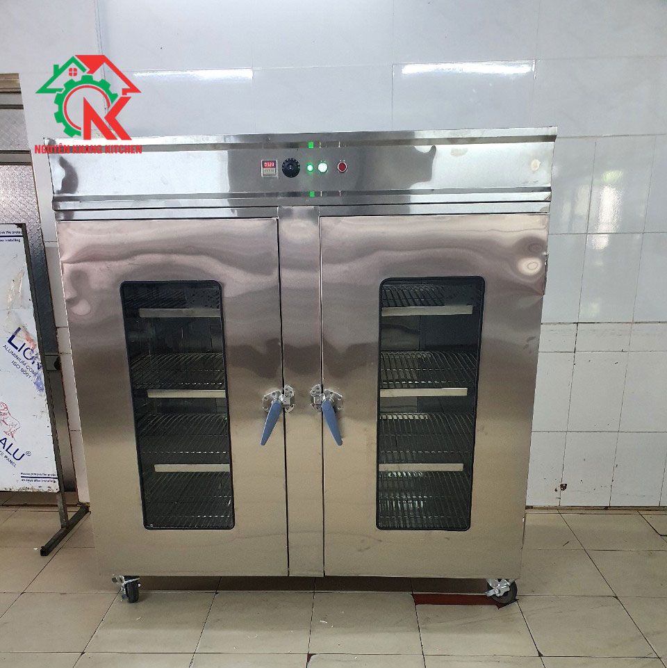 Tủ sấy khay công nghiệp 2 cánh kính