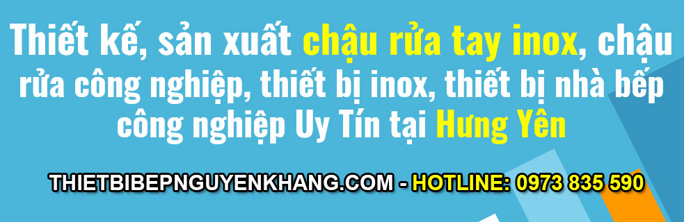 Chau rua tay inox cong nghiep tai Hung Yen