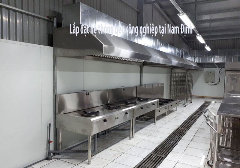 Thiết kế lắp đặt bếp công nghiệp tại Nam Định