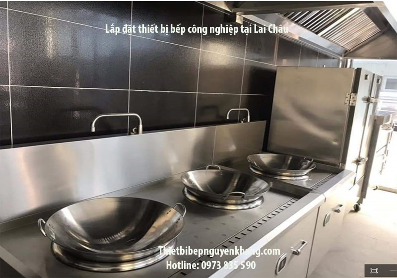 Thiết kế lắp đặt thiết bị bếp công nghiệp tại Lai Châu