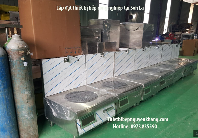 Thiết kế lắp đặt thiết bị bếp công nghiệp tại Sơn La