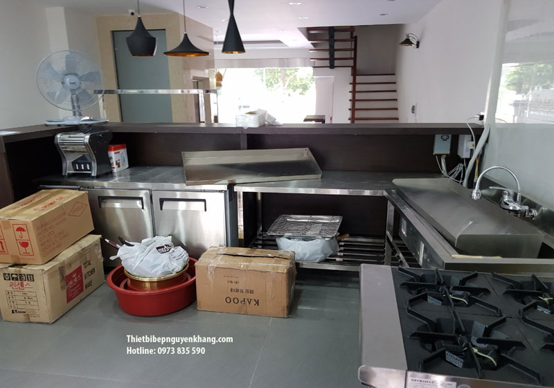Thiết kế lắp đặt thiết bị bếp công nghiệp tại Bắc Giang